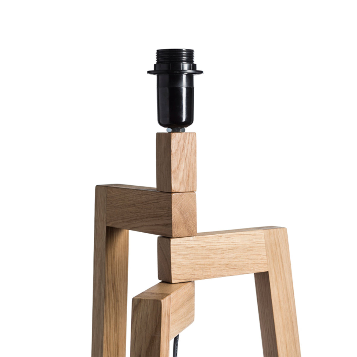 RENDL shades, shade bases, pendent sets WOODY table lamp base  oak 230V LED E27 15W R11791 5