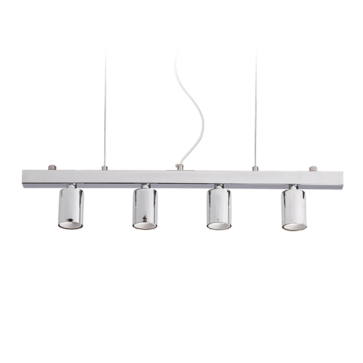 RENDL shades, shade bases, pendent sets RALLONG IV pendant ceiling base  chrome 230V LED E27 4x15W R11796 2