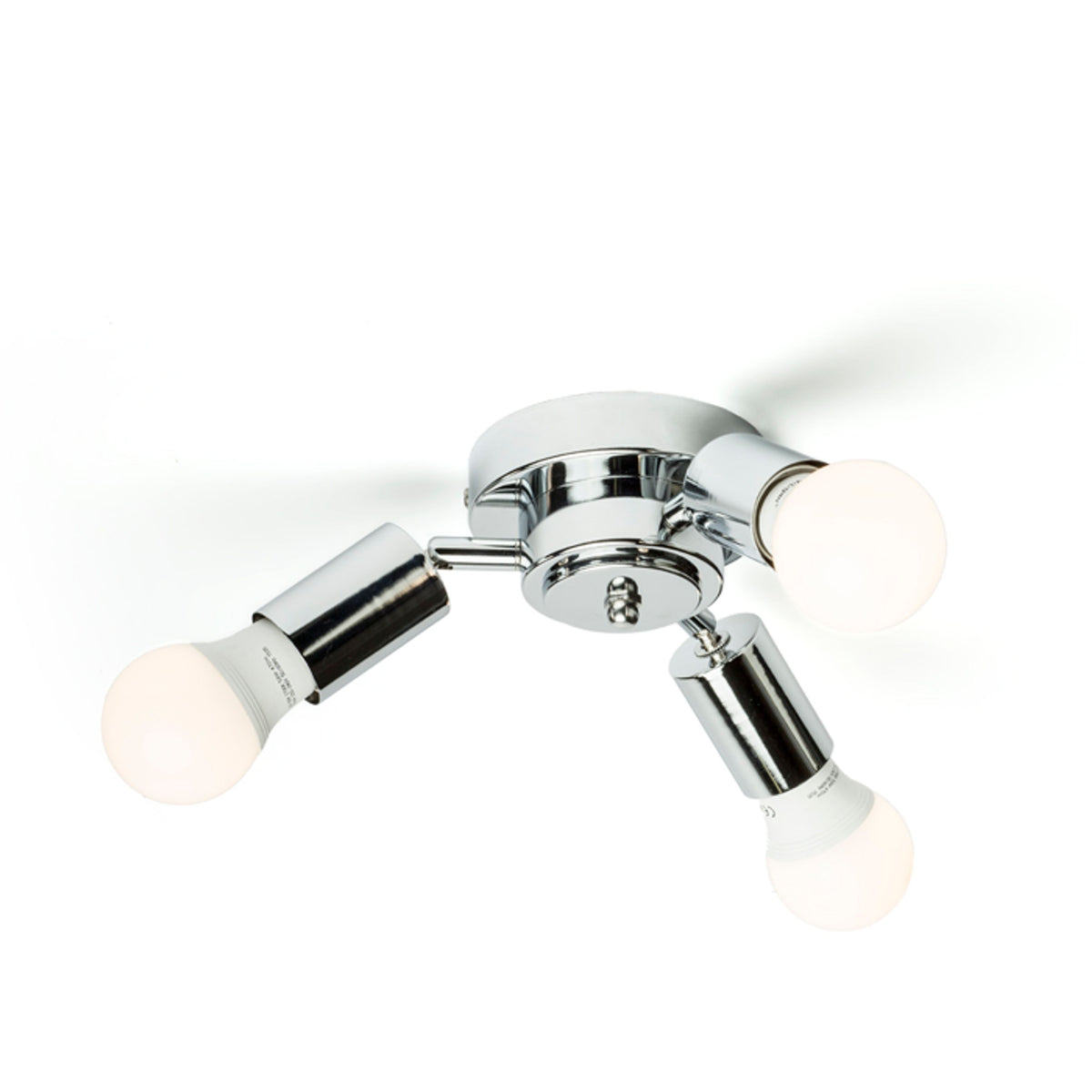 RENDL shades, shade bases, pendent sets POSTE ceiling base  chrome 230V LED E27 3x15W R11799 4