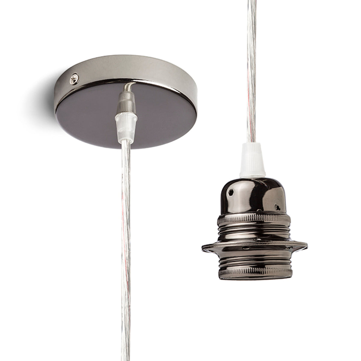 RENDL shades, shade bases, pendent sets ELISA pendant set BCHB+TC+BCHF   230V LED E27 15W R11898 1