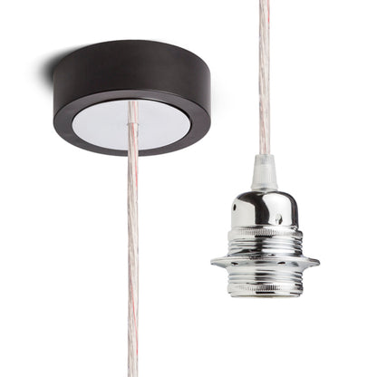 RENDL shades, shade bases, pendent sets HEX pendant set BB+TC+CHF+CHC1   230V LED E27 15W R11913 1