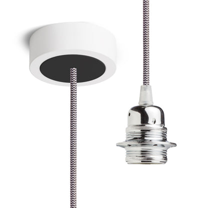 RENDL shades, shade bases, pendent sets HEX pendant set WB+B/WC+CHF+BC1   230V LED E27 15W R11919 1
