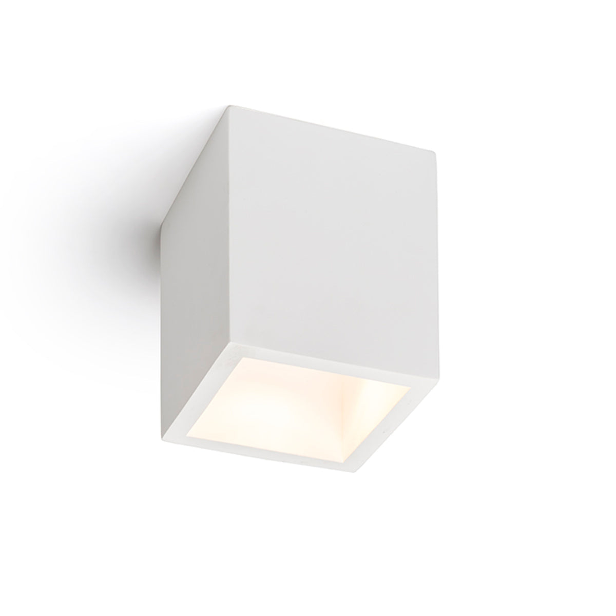 RENDL surface mounted lamp JACK SQ ceiling  plaster 230V LED GU10 15W R11957 1