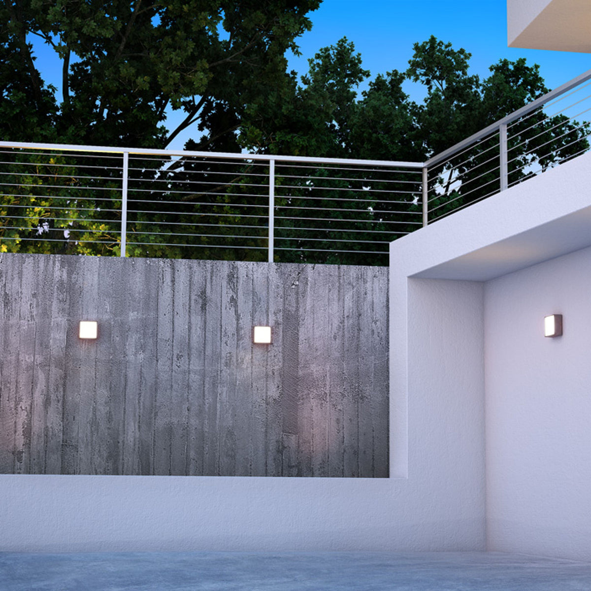 RENDL outdoor lamp BONO surface mounted anthracite grey  230V LED 4W IP65  3000K R11967 8