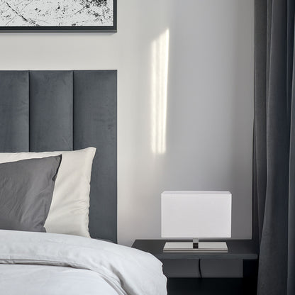RENDL table lamp PLAZA S table white chrome 230V LED E27 15W R11973 3