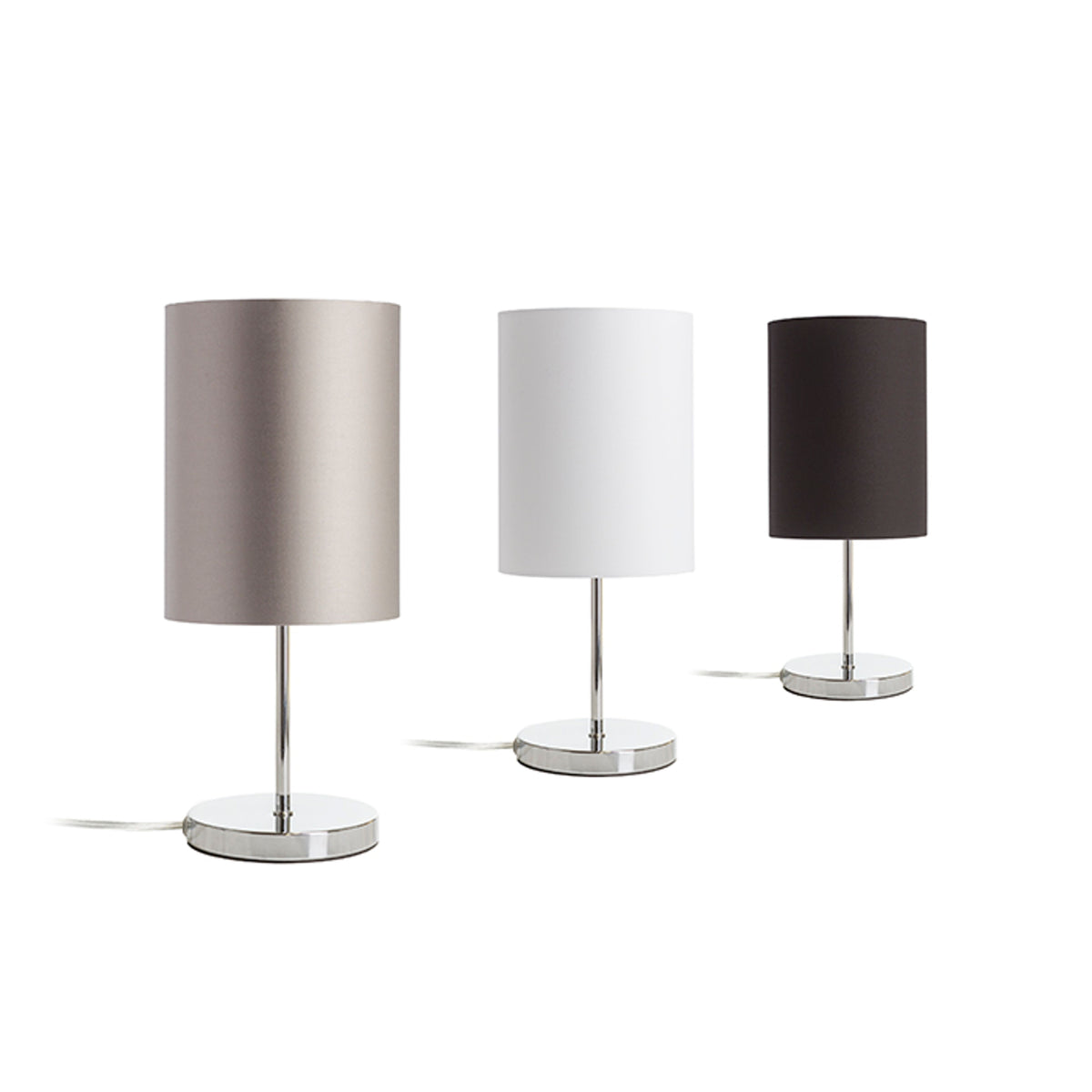 RENDL shades, shade bases, pendent sets NYC table lamp  chrome 230V LED E27 15W R11990 2