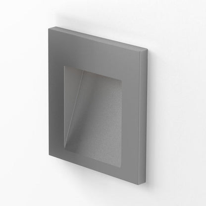 RENDL outdoor lamp TESS SQ recessed silver grey 230V LED 3W IP54 3000K R12014 5