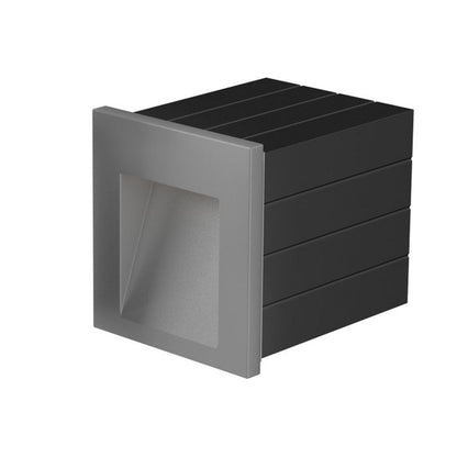 RENDL outdoor lamp TESS SQ recessed silver grey 230V LED 3W IP54 3000K R12014 6
