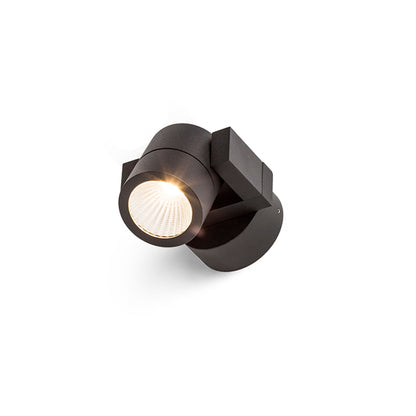 RENDL  ORIT wall black 230V LED 6W 80° IP44 3000K R12034 1