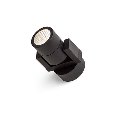 RENDL  ORIT wall black 230V LED 6W 80° IP44 3000K R12034 5