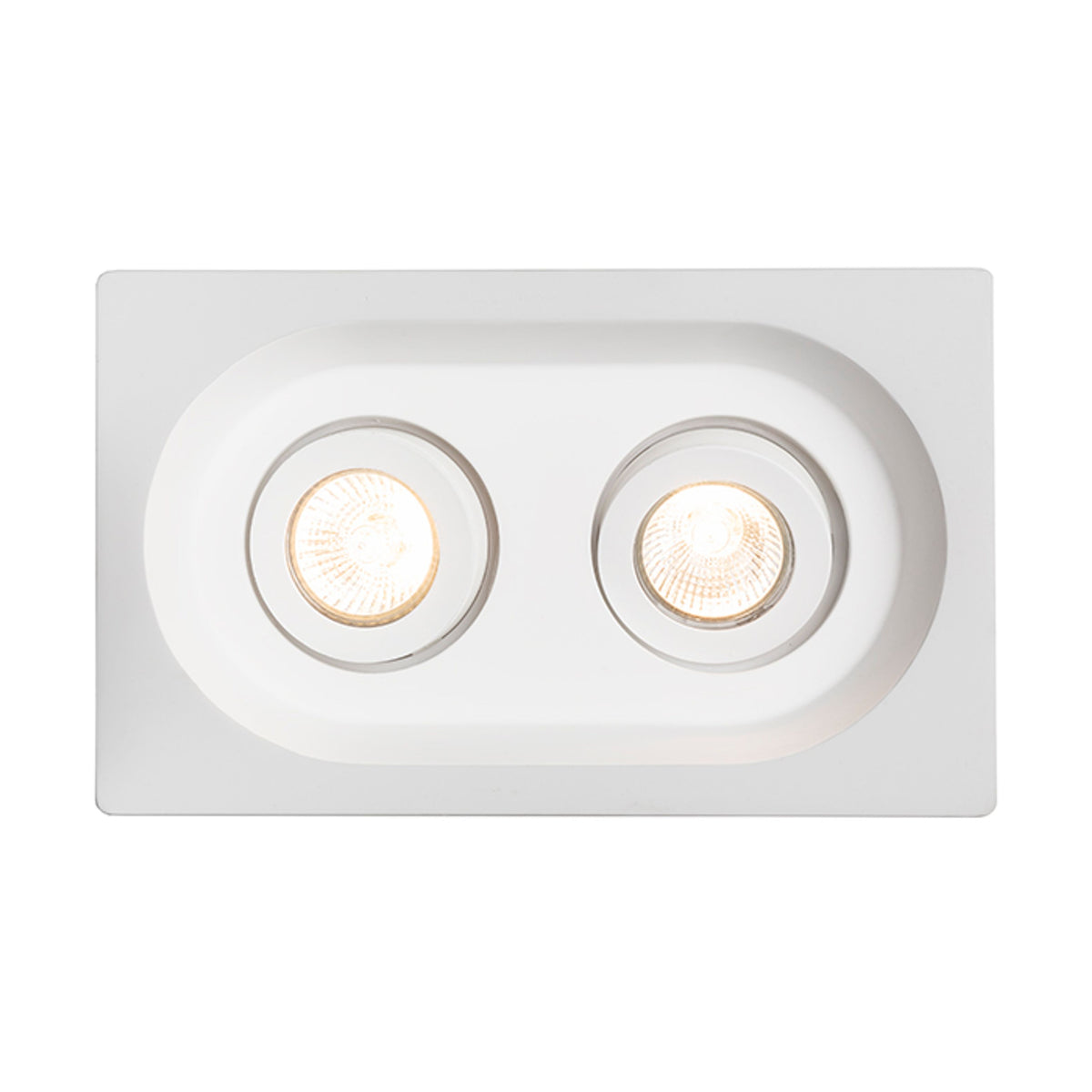 RENDL recessed light DINGO GU10 II directional  plaster 230V GU10 2x35W R12037 5