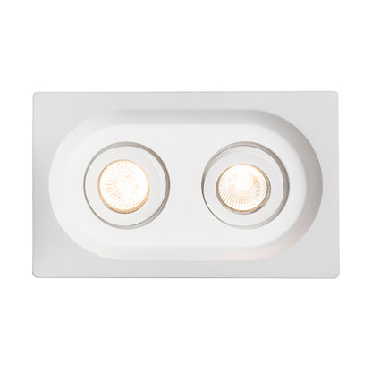 RENDL recessed light DINGO GU10 II directional  plaster 230V GU10 2x35W R12037 5