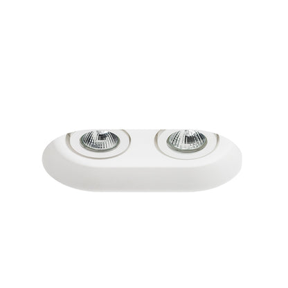 RENDL recessed light DINGO GU10 II directional  plaster 230V GU10 2x35W R12037 8