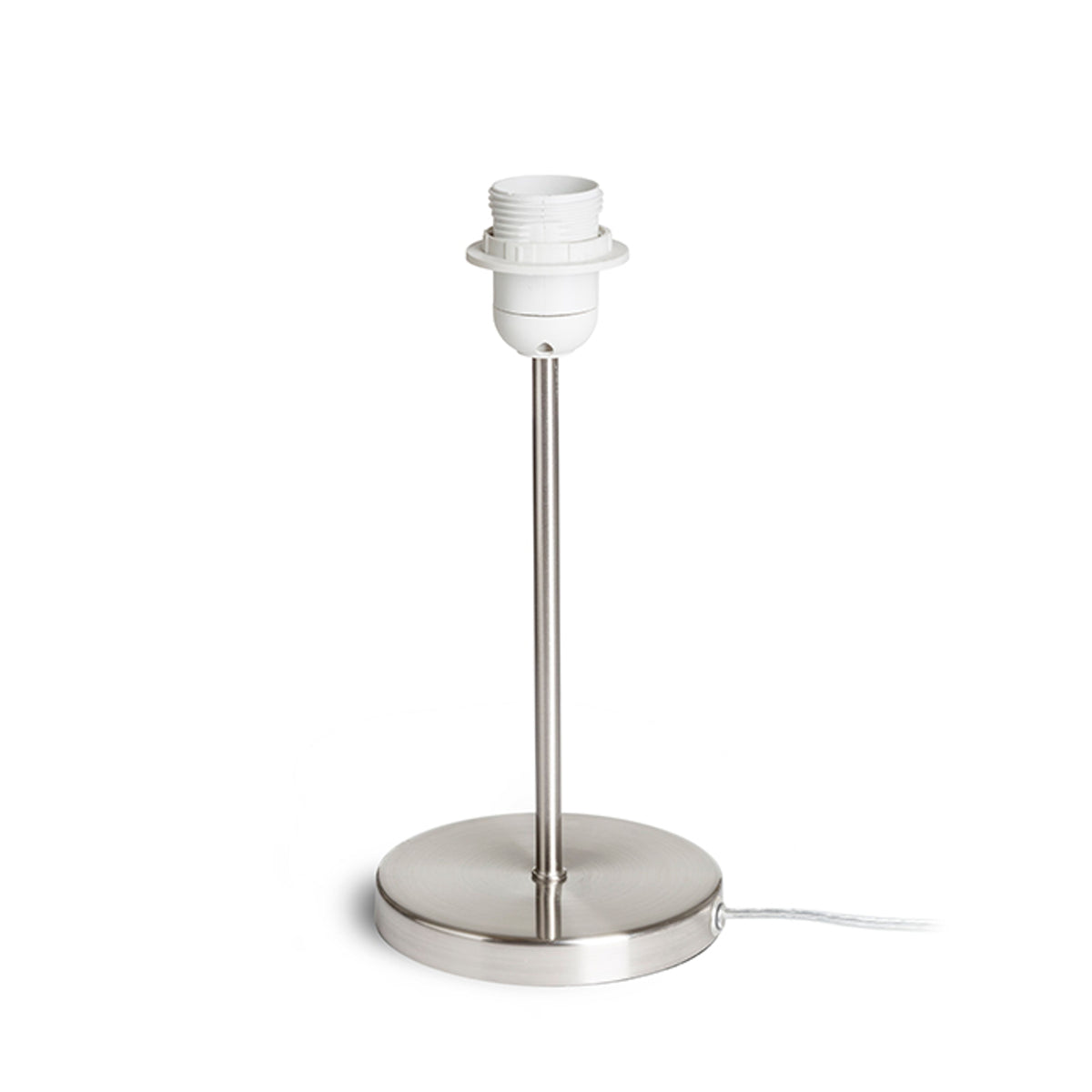 RENDL shades, shade bases, pendent sets NYC table base  matt nickel 230V LED E27 15W R12041 2
