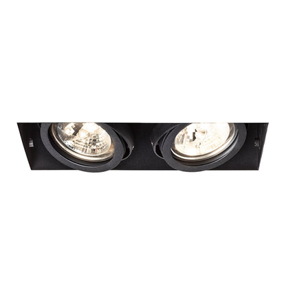 RENDL recessed light ELECTRA II  black  12V LED G53 2x15W R12051 7