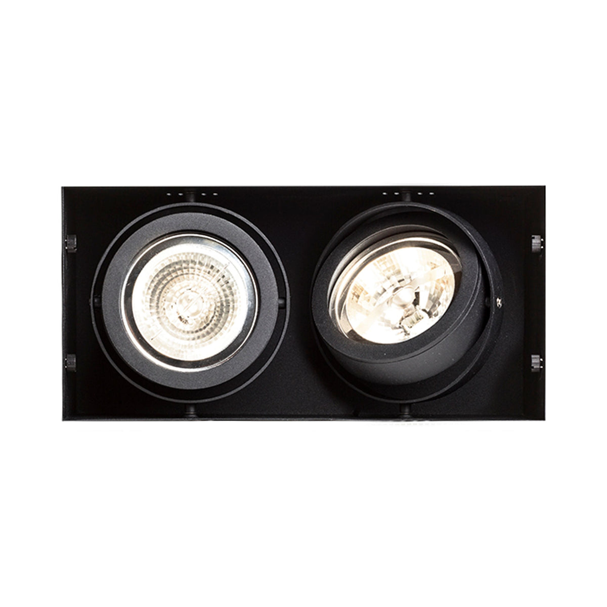 RENDL recessed light ELECTRA II  black  12V LED G53 2x15W R12051 8