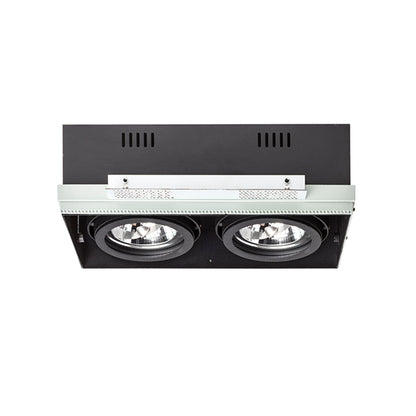 RENDL recessed light ELECTRA II  black  12V LED G53 2x15W R12051 9