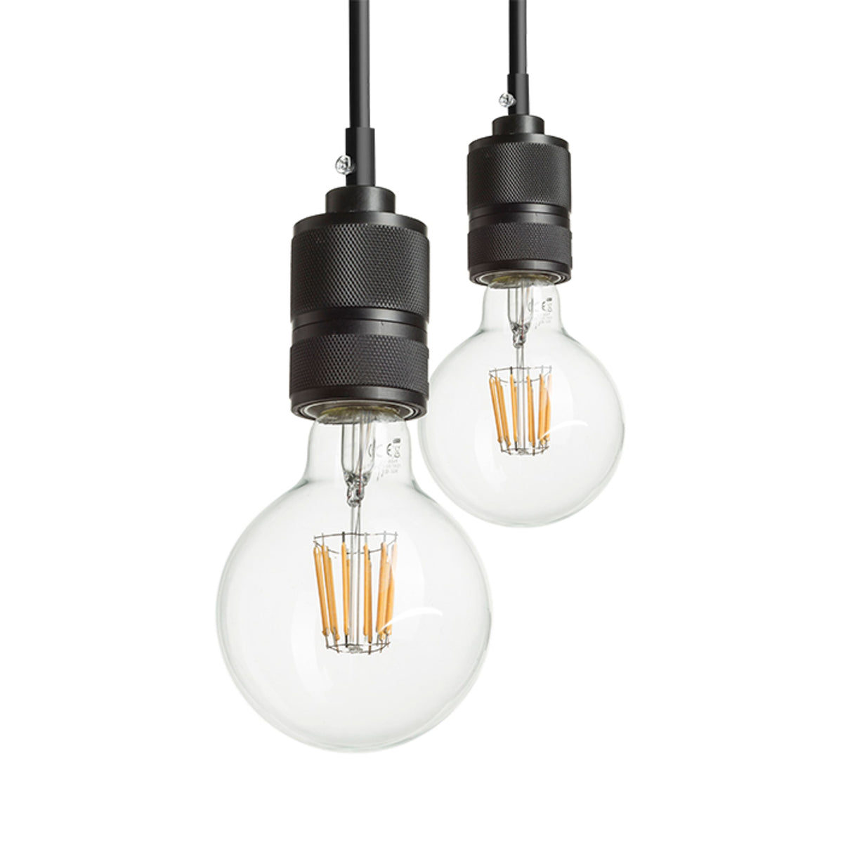 RENDL pendant lamp CINDY VI pendant black  230V LED E27 6x15W R12054 10
