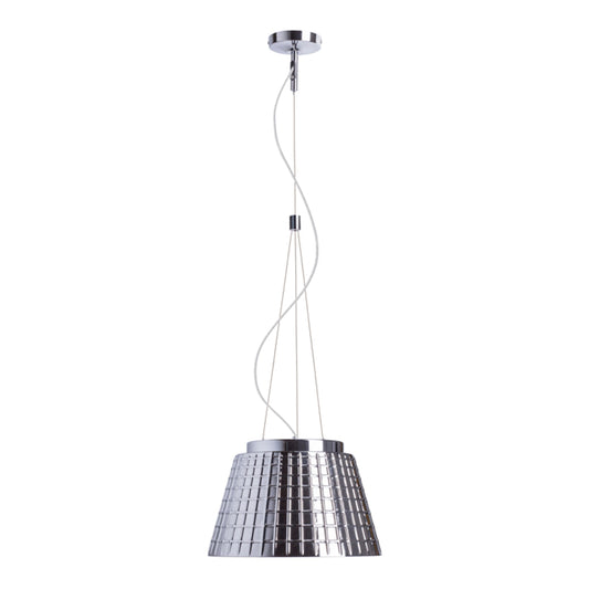 RENDL pendant lamp CORONA pendant  chrome-tinted glass 230V LED E27 15W R12055 1