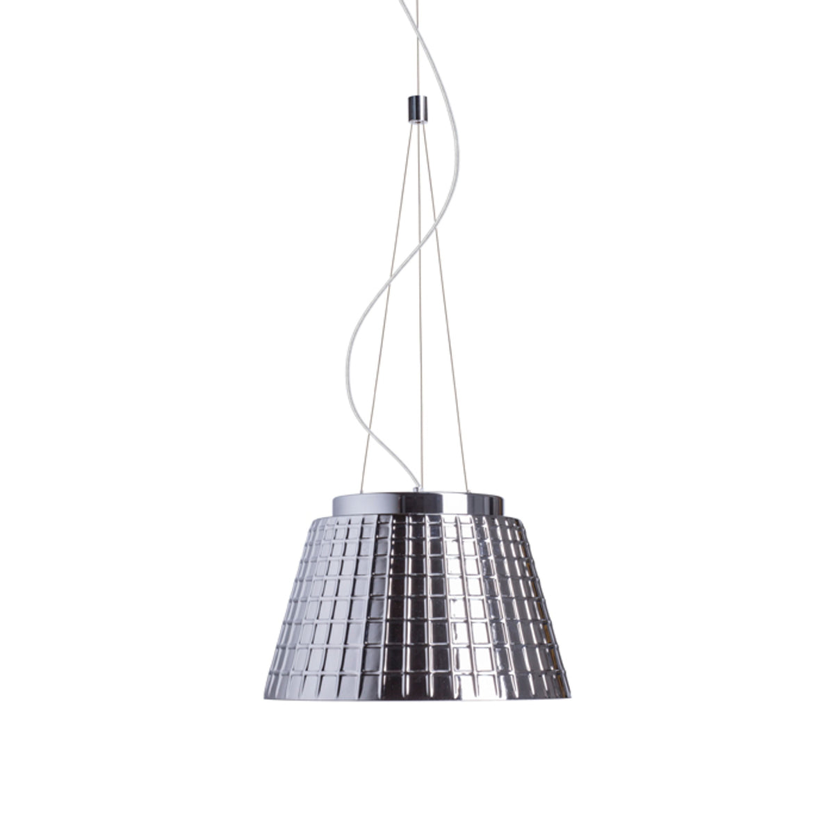 RENDL pendant lamp CORONA pendant  chrome-tinted glass 230V LED E27 15W R12055 9
