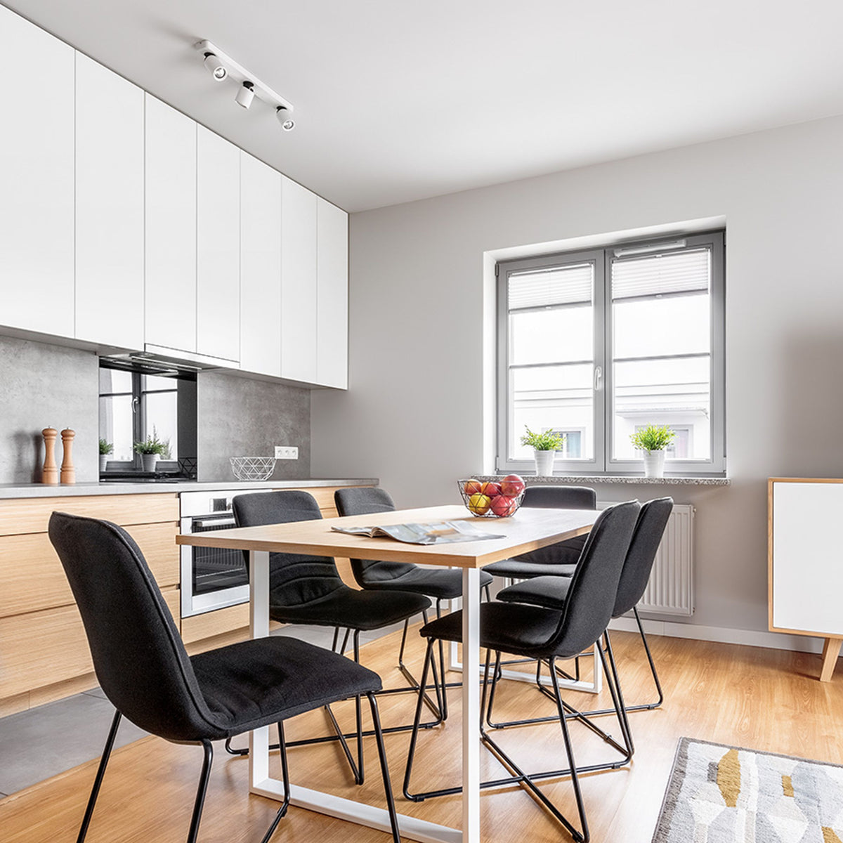 RENDL spotlight DUGME III  white/anthracite grey  230V GU10 3x35W R12078 4