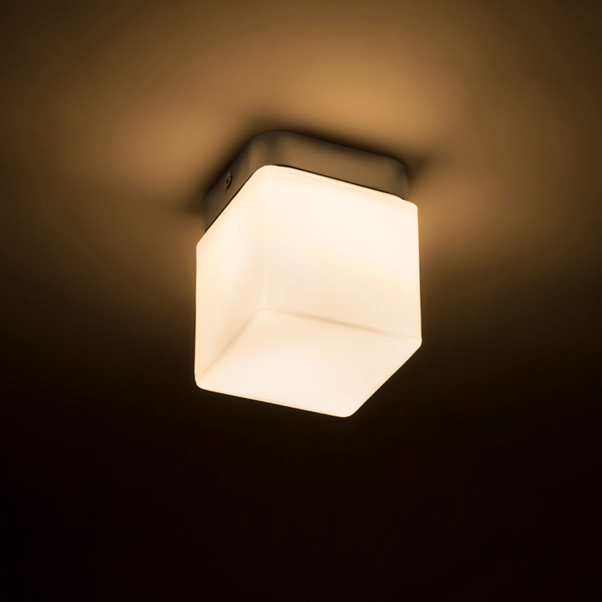 RENDL surface mounted lamp ESICA SQ ceiling  chrome 230V LED 6W IP44  3000K R12198 4