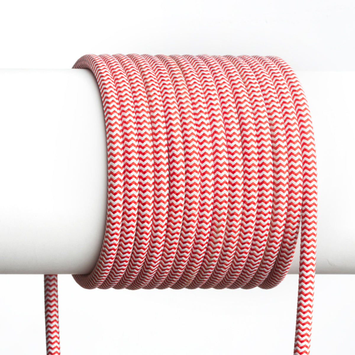 RENDL shades, shade bases, pendent sets FIT 3x0,75 PPM textile cable red/white   R12227 1