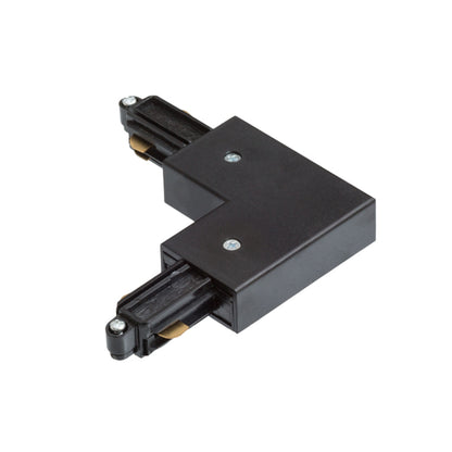 RENDL 1-circuit track system 1F L connector (outer polarity) black  230V  R12267 1