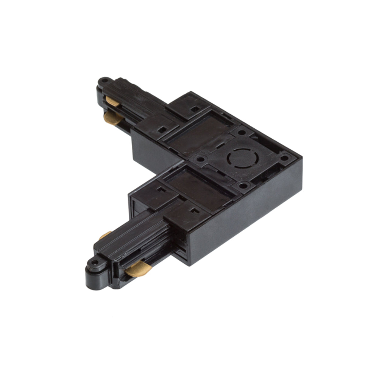 RENDL 1-circuit track system 1F L connector (inner polarity) black  230V  R12270 2