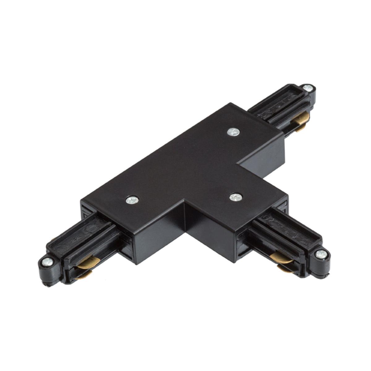 RENDL 1-circuit track system 1F T connector, polarity left black 230V  R12273 1