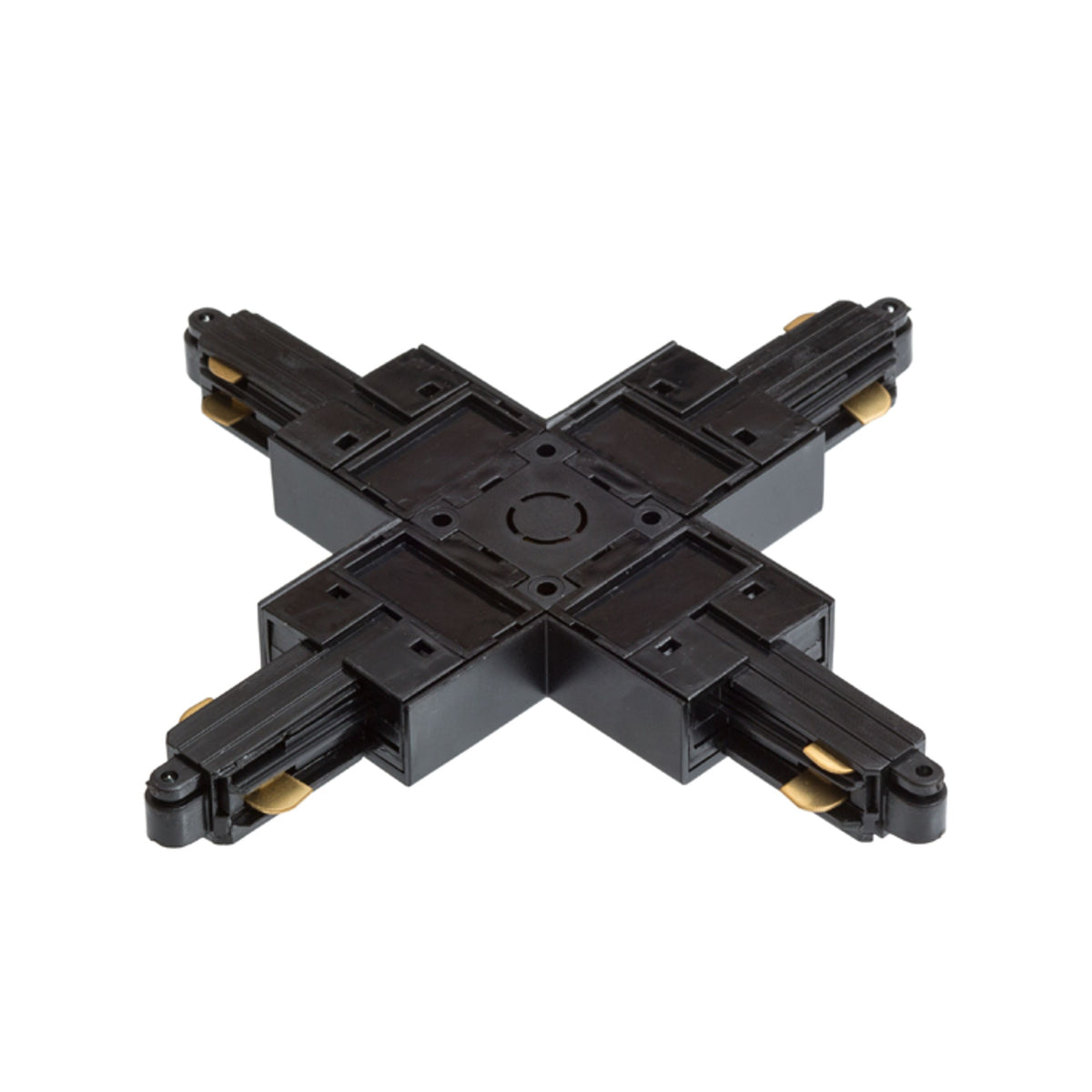 RENDL 1-circuit track system 1F X connector black 230V  R12279 2