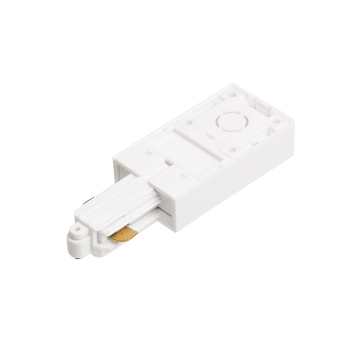 RENDL 1-circuit track system 1F feed-in, polarity left white  230V  R12284 2