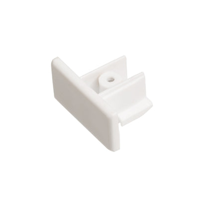 RENDL 1-circuit track system 1F end cap white   R12290 1