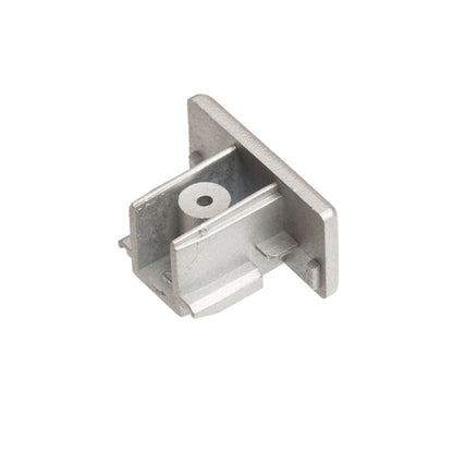 RENDL 1-circuit track system 1F end cap silver grey   R12292 2