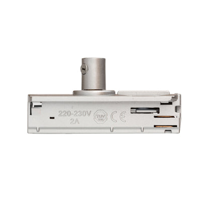 RENDL 1-circuit track system 1F adapter silver grey  230V  R12295 2