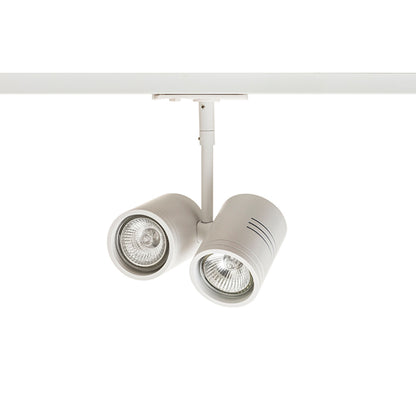 RENDL 1-circuit track system BEEBA II for 1-circuit tracks white  230V LED GU10 2x8W R12314 5