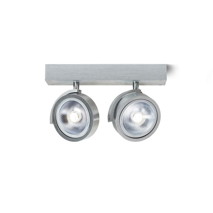 RENDL Outlet KELLY II wall  brushed aluminum 230V LED G53 2x15W R12328 2