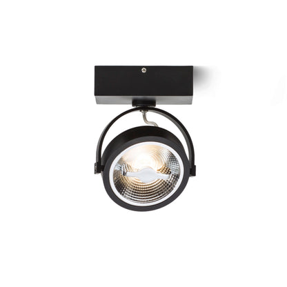 RENDL spotlight KELLY LED I wall black 230V LED 12W 24° 3000K R12333 3
