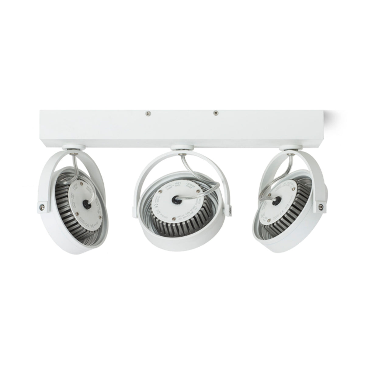 RENDL spotlight KELLY LED III wall white  230V LED 3x12W 24°  3000K R12336 6