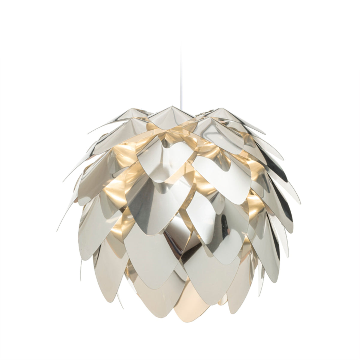 RENDL pendant lamp ENCOMBRE pendant  chrome foil 230V LED E27 15W R12382 1