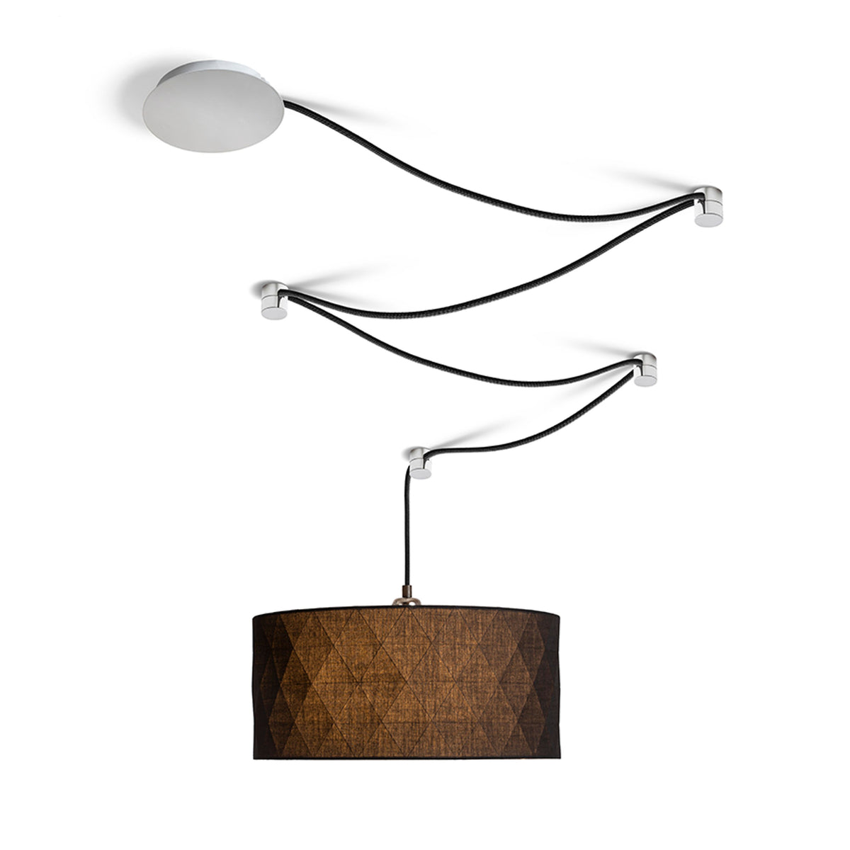 RENDL shades, shade bases, pendent sets JAKARANDA 40 shade black max. 28W R12393 3