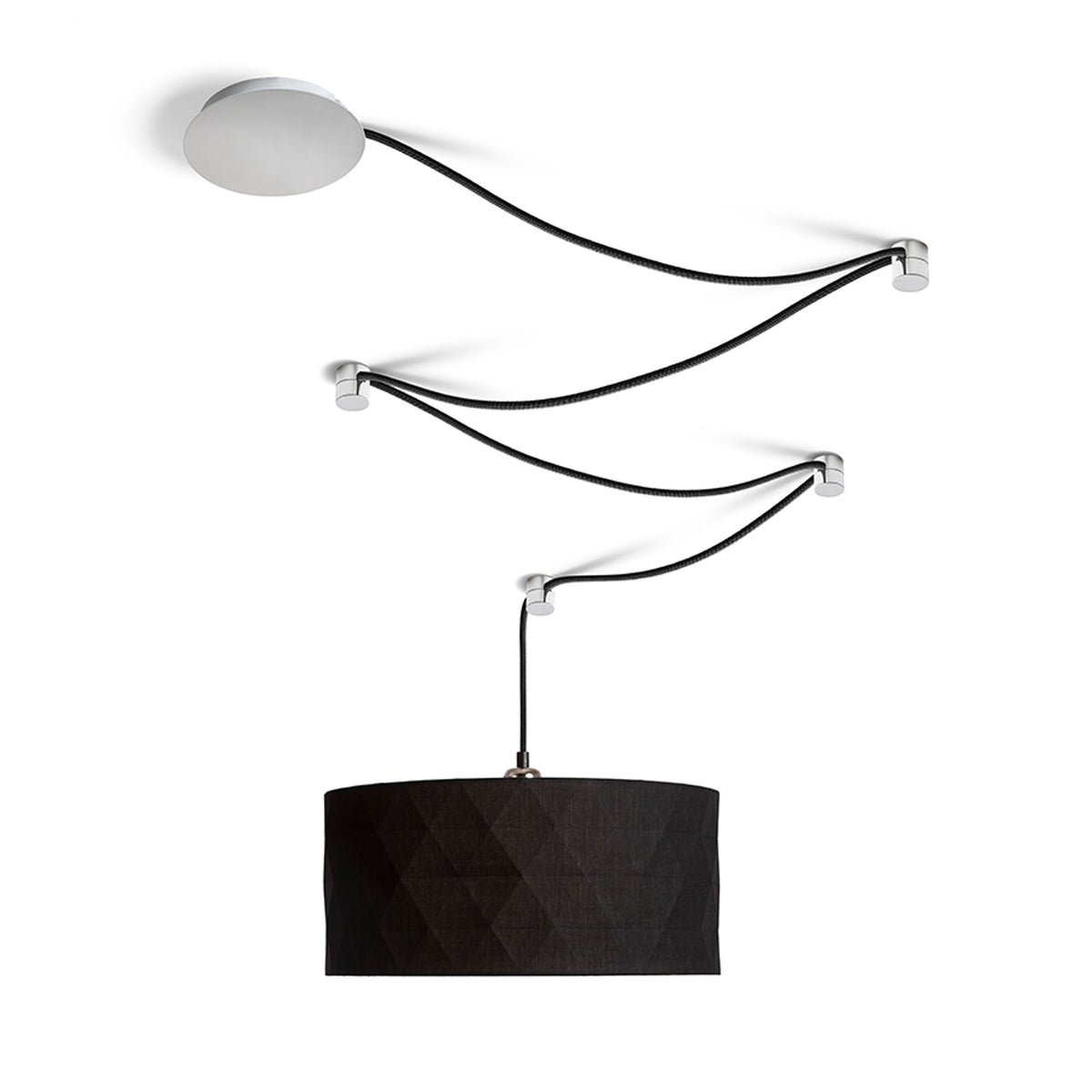 RENDL shades, shade bases, pendent sets JAKARANDA 40 shade black max. 28W R12393 4