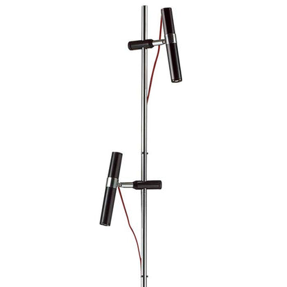 RENDL floor lamp VIPER FL  black chrome 230V LED 2x3W 60°  3000K R12463 2