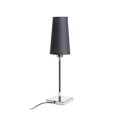 RENDL table lamp LULU table black chrome 230V LED E27 8W R12465 1