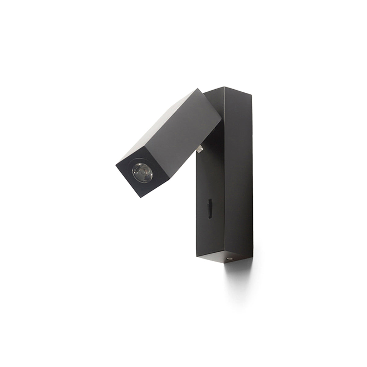RENDL spotlight FADO I wall black 230V LED 3W 45° 4000K R12473 7