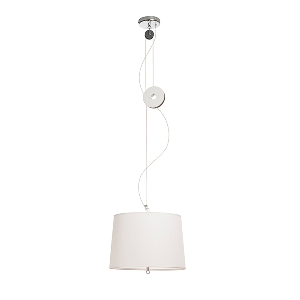 RENDL pendant lamp LEVITA pendant adjustable white chrome 230V LED E27 15W R12477 4