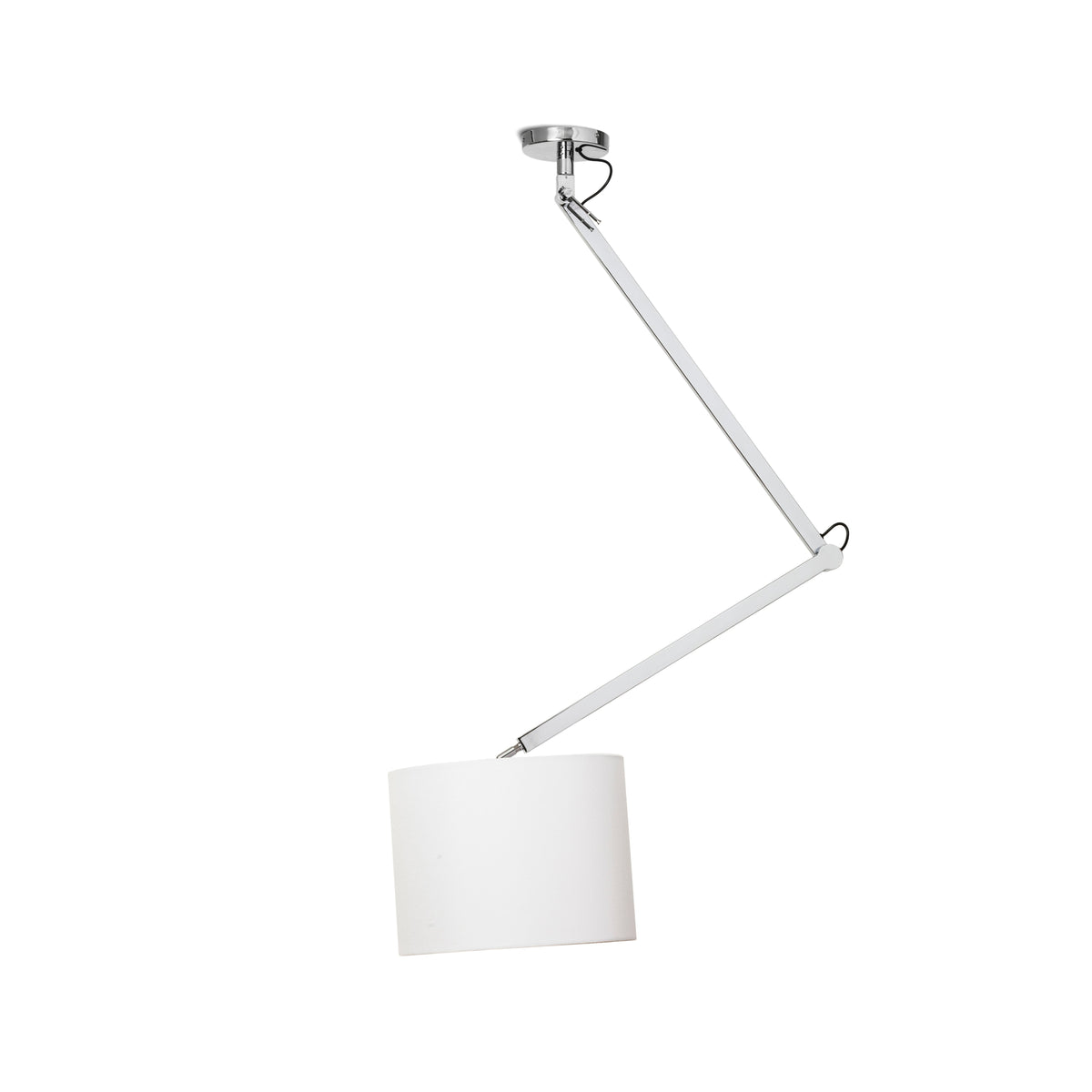 RENDL pendant lamp MADISON C ceiling white chrome 230V LED E27 15W R12479 1