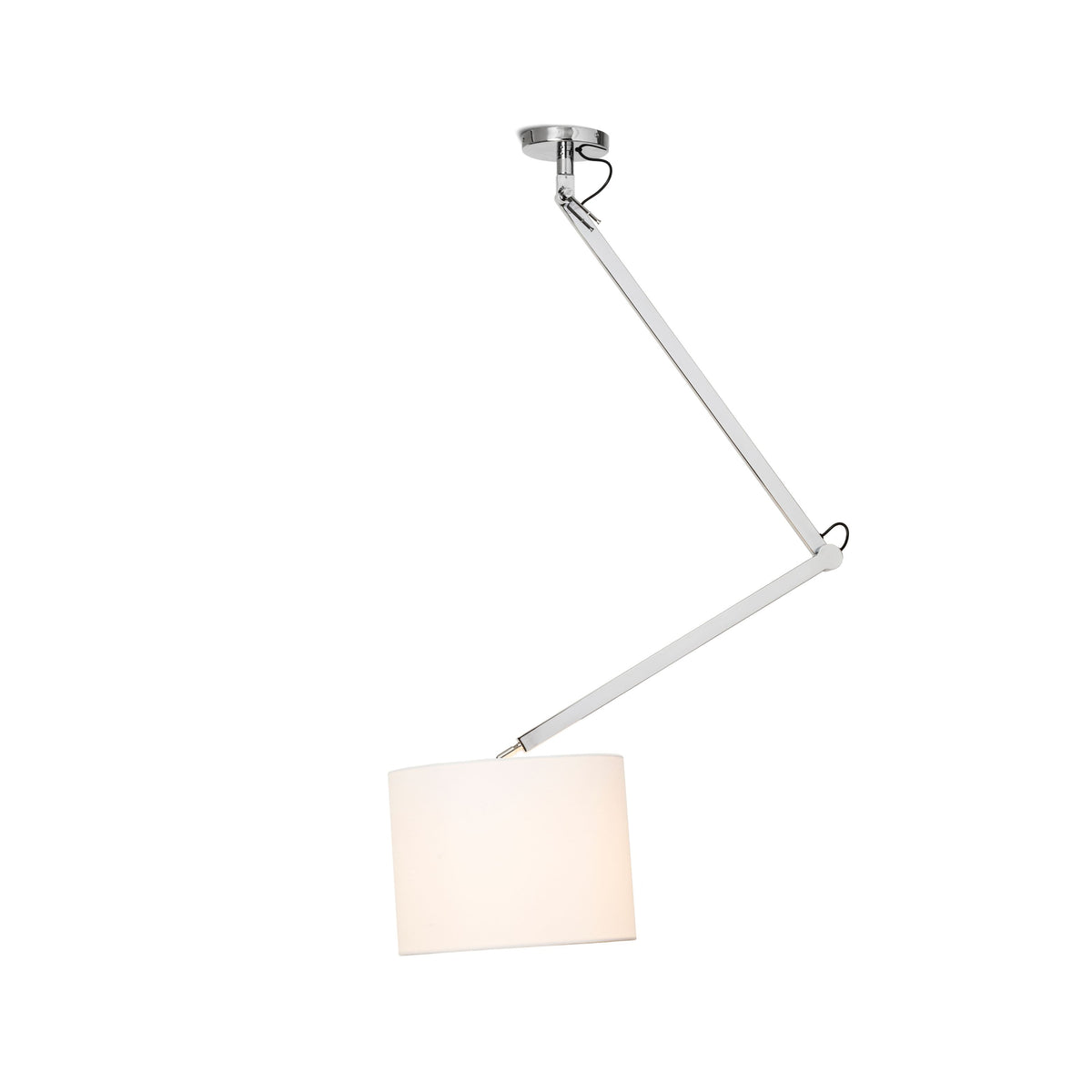 RENDL pendant lamp MADISON C ceiling white chrome 230V LED E27 15W R12479 3