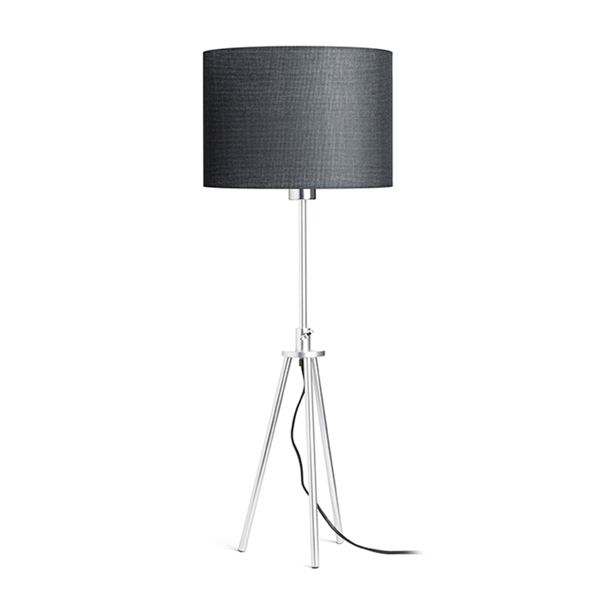 RENDL table lamp GARDETTE table black aluminum 230V LED E27 15W R12488 2