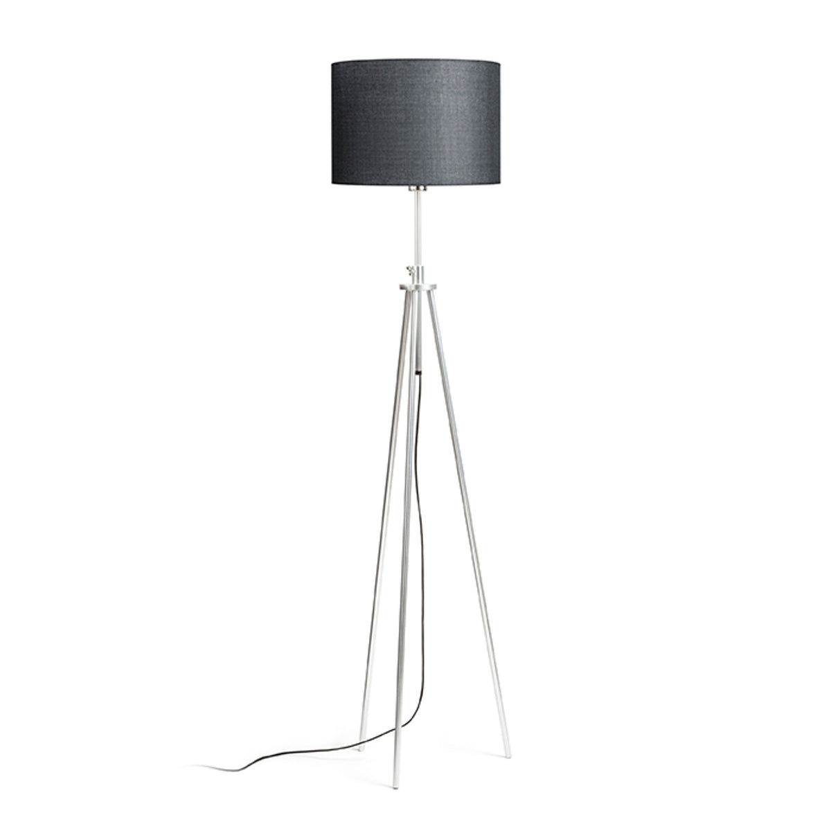 RENDL floor lamp GARDETTE floor black aluminum 230V LED E27 15W R12489 1